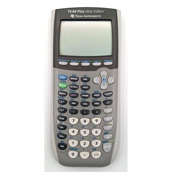 Texas Instruments TI-84 Plus Silver Edition Graphing Calculator FOR PARTS REPAIR - Picture 1 of 7